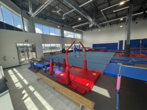 thrive gymnastics aurora gym floor equipment detail