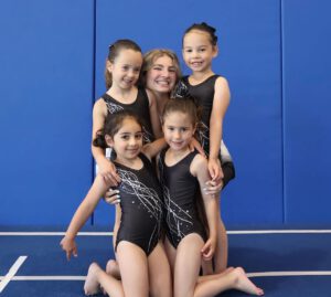 thrive gymnastics aurora ontario coach with recreational class group 1