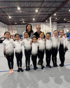 thrive gymnastics aurora ontario competitive team coaches at invitational