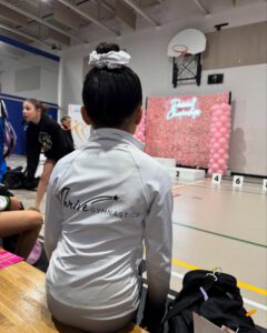 thrive gymnastics aurora ontario gymnast thrive jacket at provincial championships